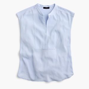 J.Crew drapey cap sleeve top